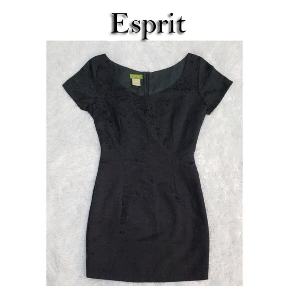 Esprit Black Dress Size 7/8🤩 - Picture 1 of 10